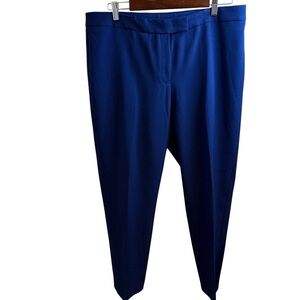 Anne Klein Deep Blue High Rise Dress Pant